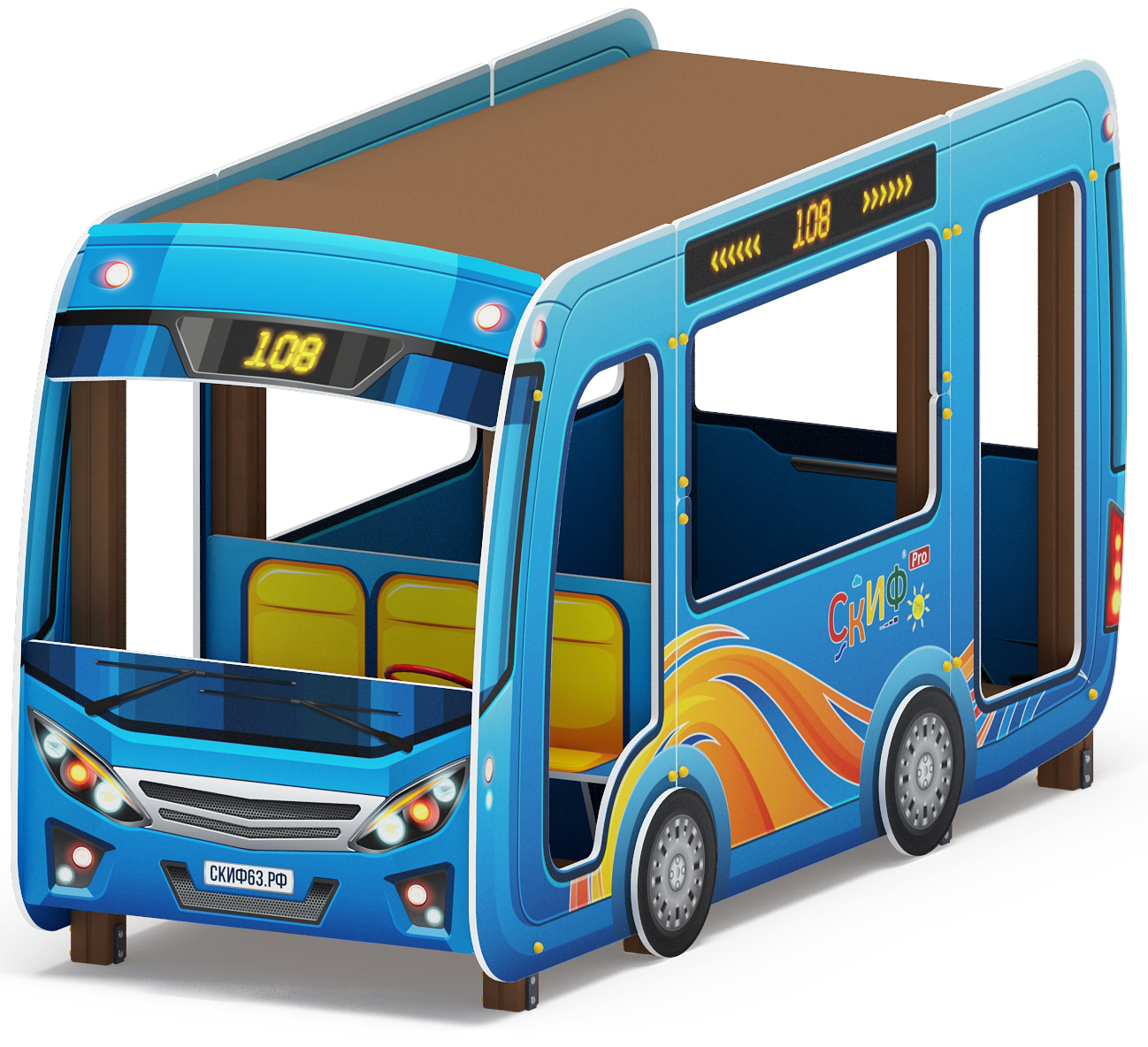 Автобус (синий) - Беседка - МФ 10.03.13 купить у производителя СКИФ ПРО